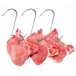 Rūkymo kabliukai 15 cm, rinkinyje 15 vnt