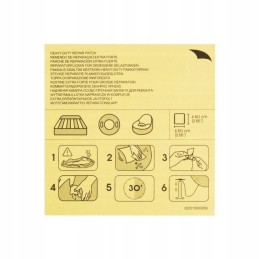 Remonto rinkinys baseino čiužiniams, 10 vnt