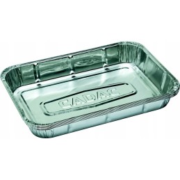 Grilio padėklai, 4 vnt., aliuminio padėklai