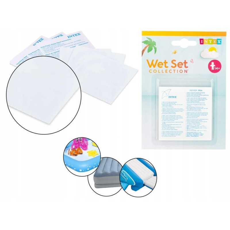 Remonto rinkinys intex baseino ratui 7x7cm