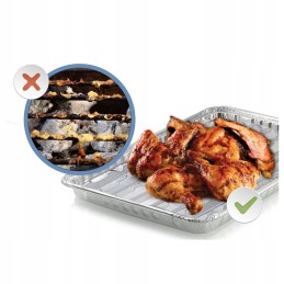 Vienkartiniai aliuminio grilio padėklai, 5 vnt