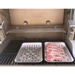 Vienkartiniai aliuminio grilio padėklai, 5 vnt