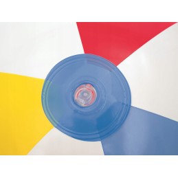 Spalvingas pripučiamas kamuolys paplūdimiui ir baseinui vaikams, dydis 51 cm, bestway