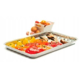 Vienkartiniai aliuminio grilio padėklai, 5 vnt