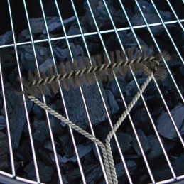 Vielinis šepetys, valiklis ir grandiklis grilio grotelėms