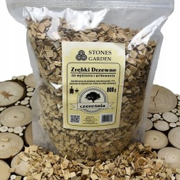 Medžio drožlės vyšnių rūkymui ir kepimui