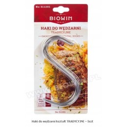 Rūkyklos kabliukai - tradiciniai, 5 vnt.