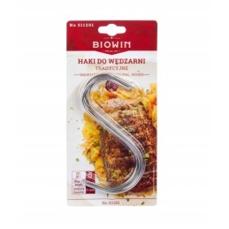 Rūkyklos kabliukai - tradiciniai, 5 vnt.