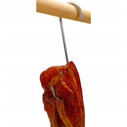 S-417-b rūkymo kabliukai 17 cm, susukti, šaltibarščiai, šoninė, šonkauliukai rūkyti