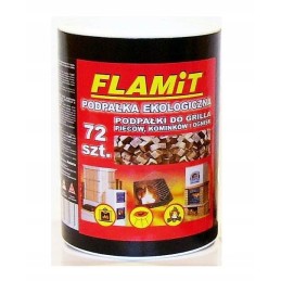 Fire starter for grill, stove, fireplace, 72 pcs. Flamit tube