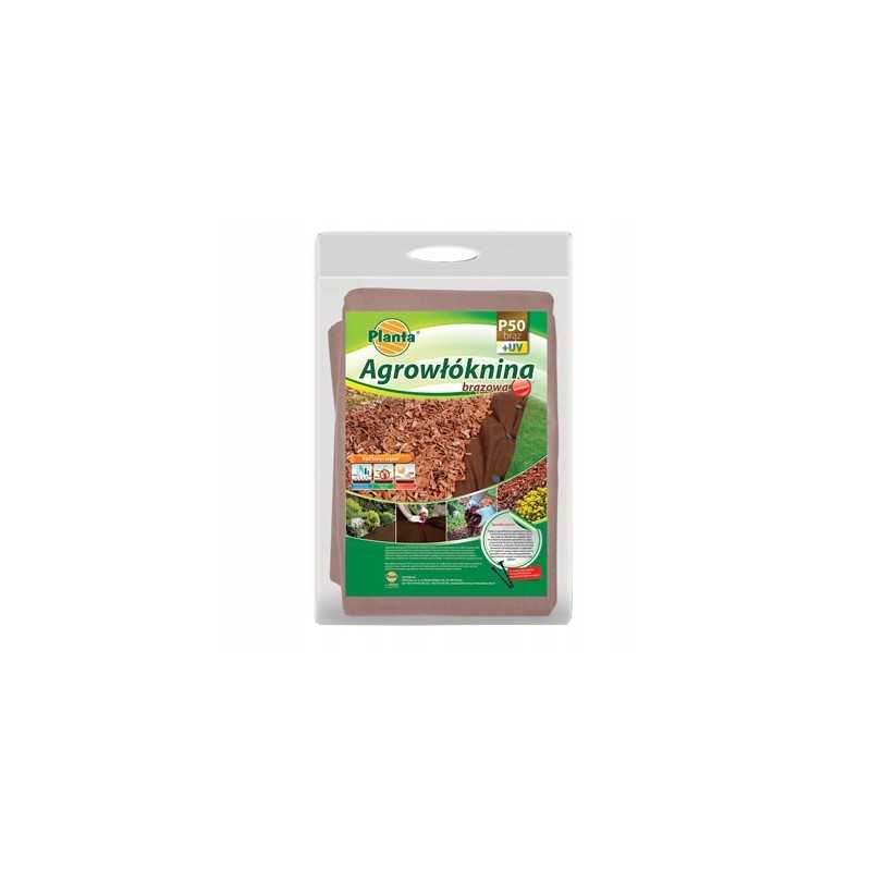 Agrotekstilė mulčiavimui, ruda, 1,1x10m, 50g