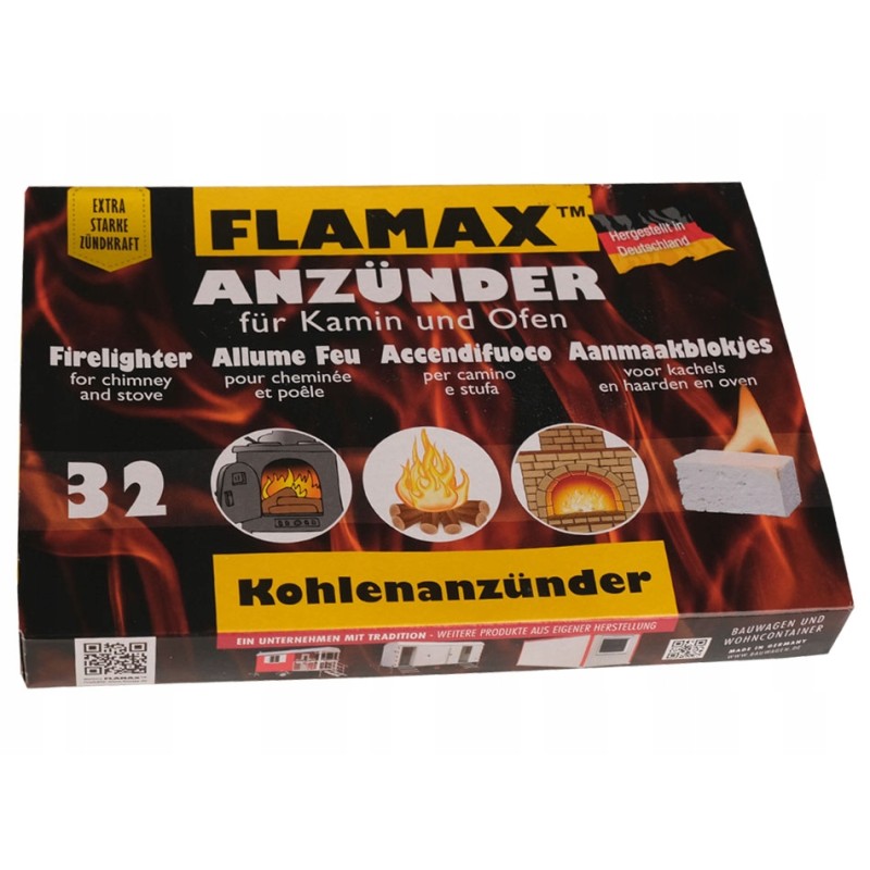 Baltas kūrenimas šašlykams, krosnelei, židiniui - 32 kubeliai