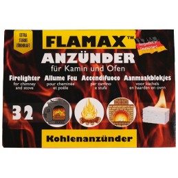 Baltas kūrenimas šašlykams, krosnelei, židiniui - 32 kubeliai