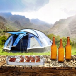 Aliuminio padėklas 22x34 cm - 5 vnt.