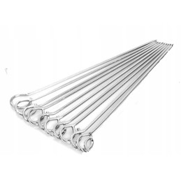 Brunbeste kebabo smeigtukai 36cm nerūdijančio plieno 10vnt.