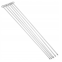 Brunbeste kebabo smeigtukai 36cm nerūdijančio plieno 10vnt.