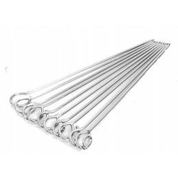 Brunbeste kebabo smeigtukai 36cm nerūdijančio plieno 10vnt.