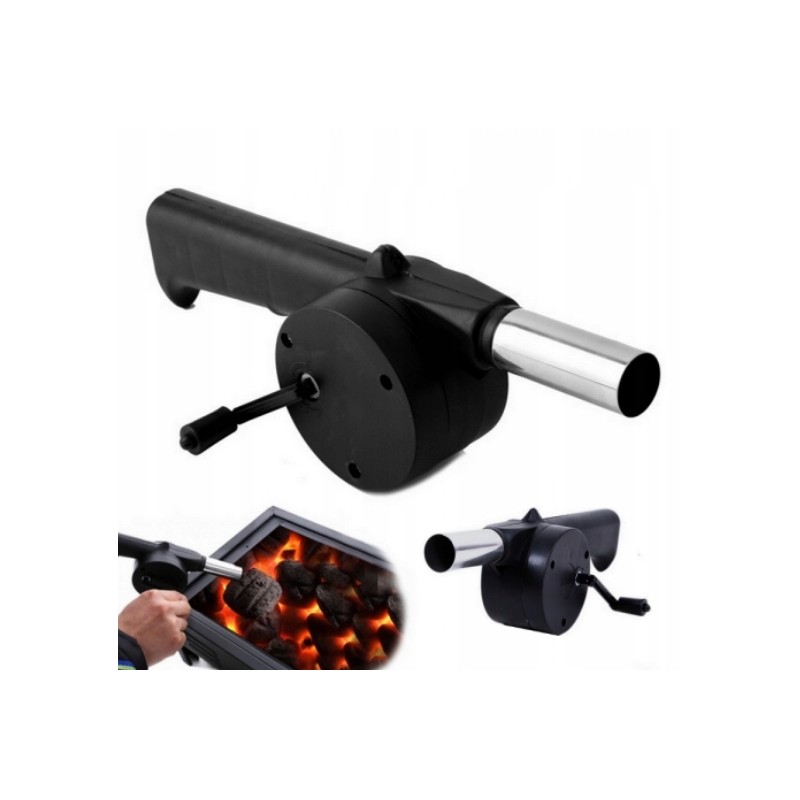 Rankinis pūstuvas židinio krosnelės griliui