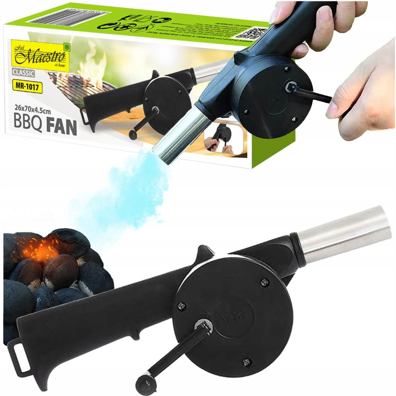 rankinis pūstuvas šašlykinei, židiniui ar laužui įkurti