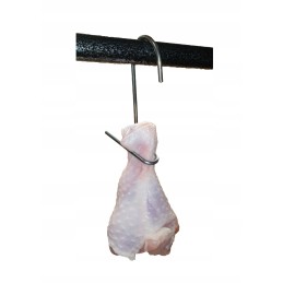 H 311 kabliukai vištienos kojoms rūkyti, 5 vnt., nerūdijantis plienas