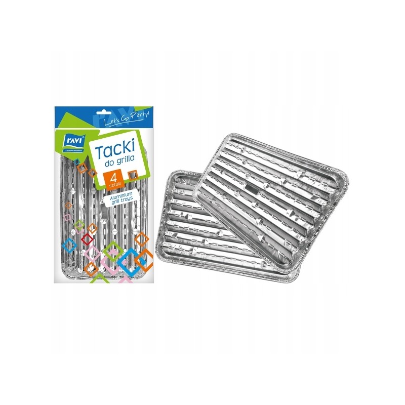 Grilio padėklai 34x22,5x2,5 cm