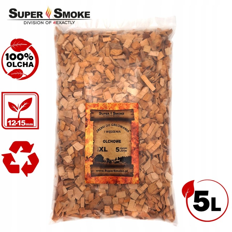 Super dūminės rūkyklos alksnio dydis xl 5 litrai