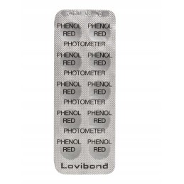 Phenol red lovibond tabletės pH matavimui