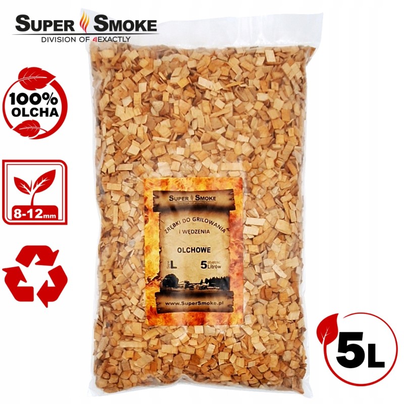 Super dūminės rūkyklos alksnio dydis l 5 litrai