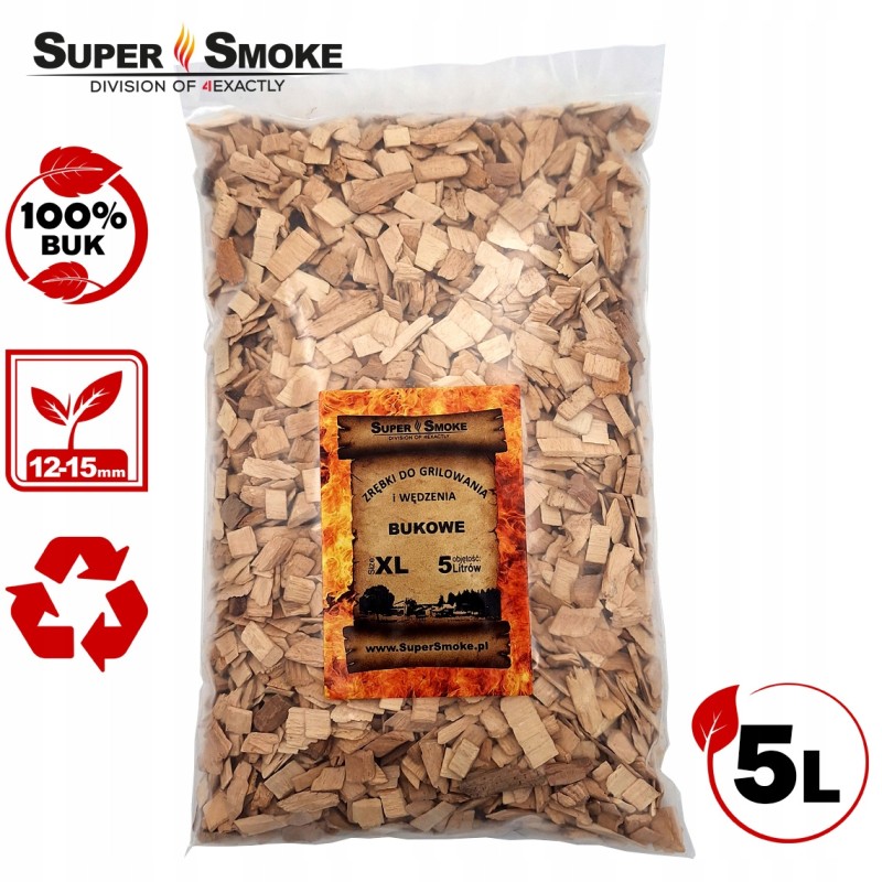 Super dūminės rūkyklos buko dydis xl 5 litrai