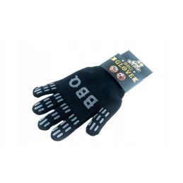 Juoda grilio virtuvinė pirštinė