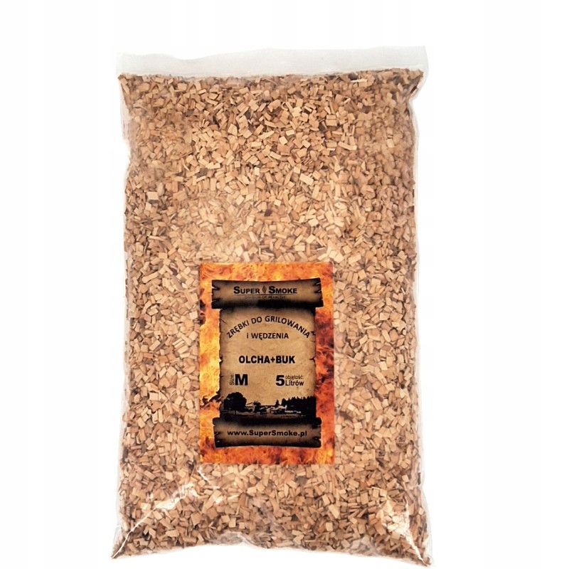 Supersmoke rūkytos mėsos, buko, alksnio, dydis m, 5 litrai
