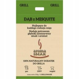 Ąžuolo granulės su meskito aromato skoniu