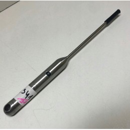 Rudos spalvos mėsos auskaras