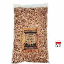 Super dūminės medienos drožlės rūkymui, alksnio, buko, l dydis 5 litrai