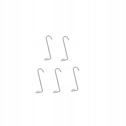 Įsukamas žuvies rūkymo kabliukas, 5 vnt