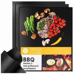 Nelipnus tefloninis kepsninės kepsninės kilimėlis - rinkinys iš 3, Tadar prekės ženklas
