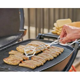 Grilio žnyplės, virtuviniai nagai, 27 cm, tvirto plieno, mėsos žirklės