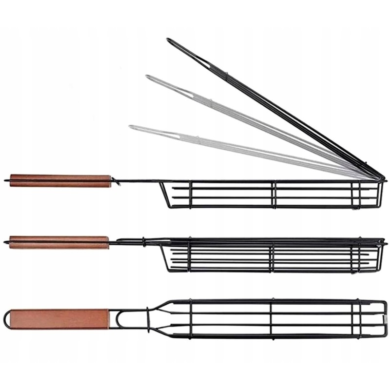 Grilis krepšys grilis židinys grilis kepimas iešmeliai dešrelės žuvis