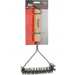 Vielinio grilio šepetys BBQ linija 30 x 14 cm