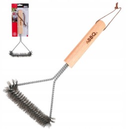 Vielinio grilio šepetys BBQ linija 30 x 14 cm