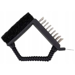 Gręžimo šepetys grotelių ir kepsnių grotelių valymui.