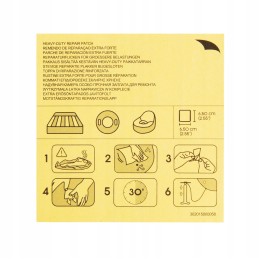 Latki baseino remonto rinkinys hd sunkiasvoris 10vnt bestway 62068