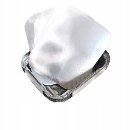 Aliuminio indai su dangteliu, 6 vnt