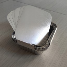 Aliuminio indai su dangteliu, 6 vnt