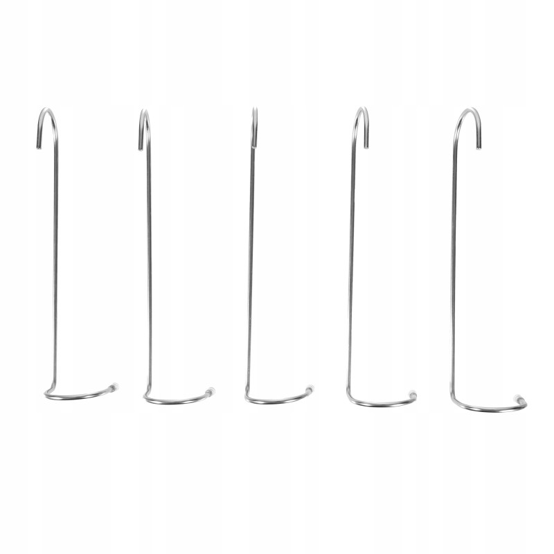 Rūkyklos kabliukai - žuvims - įsukami - 5 vnt