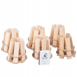 Eco bonfire Woodson 6 vnt išgyvenimo grilis laužo starteris