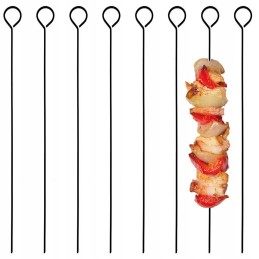 8x skewers kepsninės nepridegančios lazdelės