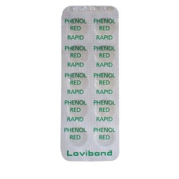 Fenolio raudonojo ph tyrimo tabletės 10 tablečių