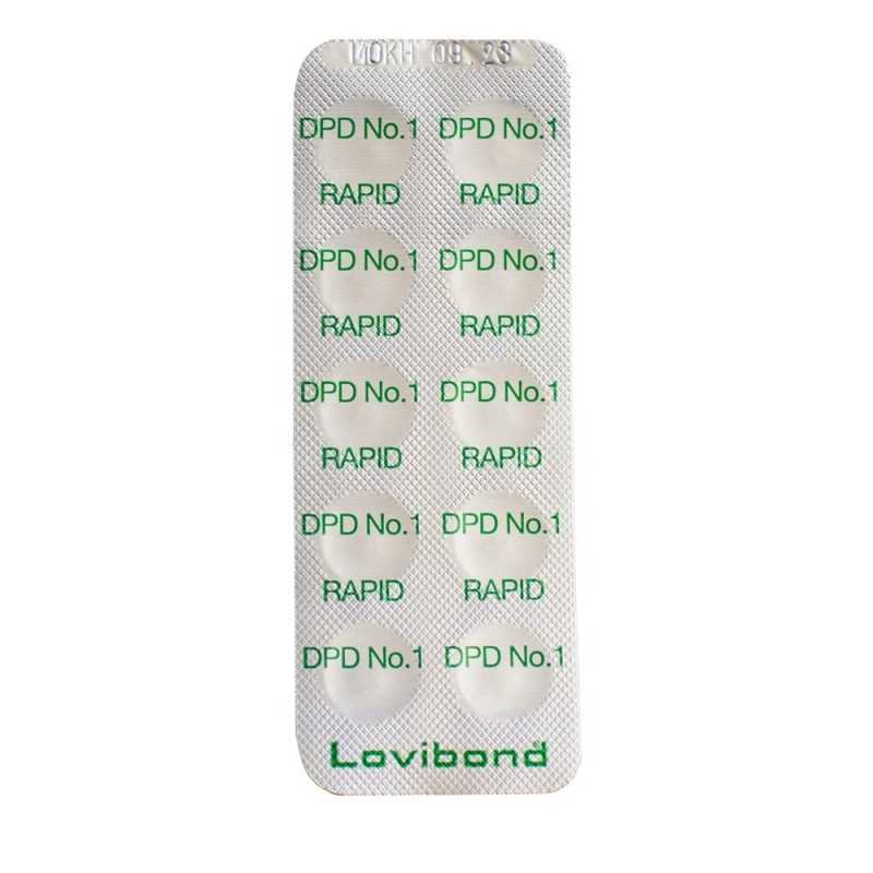 dpd1 tabletės chloro tyrimui 10 tablečių