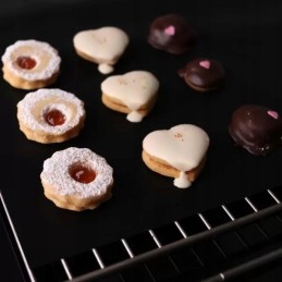 Tefloninis kilimėlis grilio kepimo skardoms 4 vnt